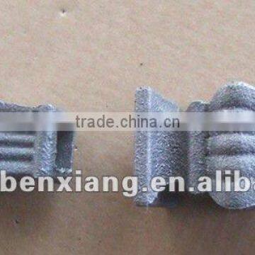 China Shangdong BX 2012 collor ornamentals wrought iron/ iron bar steel collors pickets