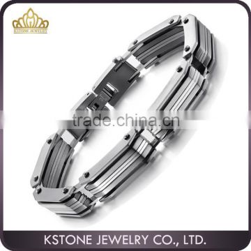 KSTONE Cheap Wholesale Men's 316L Stainless Steel Bracelet