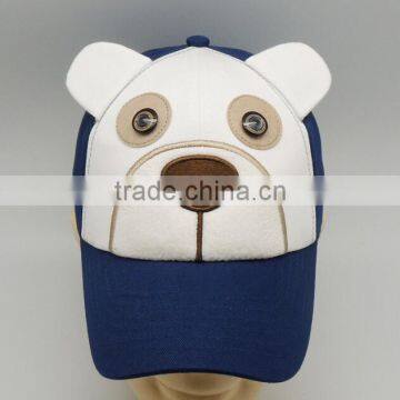 Soft 100% cotton lovely animal bear children caps