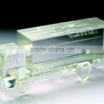 arrival crystal truck model lorry for crystal traffic models with engraved (R-1037