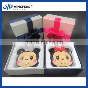 Fashion cute mickey mouse harga power bank 5200mah