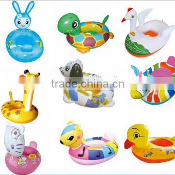 Animal design Inflatable kids boat / kids Boat Swimming Toy / inflatable animal toys for kids