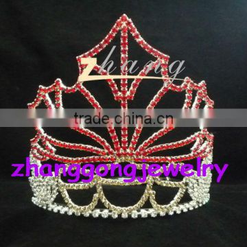 The maple leaf design crown pageant tiara
