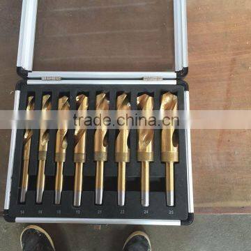 8 pcs HSS Titanuim drill bits