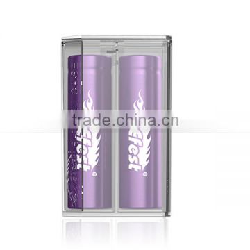 H2 Efest Battery charger 18650 case H4 H6 6 pcs 18650 battery holding case
