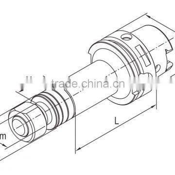 HSK63A-SCA32-100 CNC Side Milling Chuck Cutter Arbor