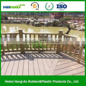 waterproof wpc deckings ce certificate high quality wpc decking solid plastic adjustable deck support 140*21mm