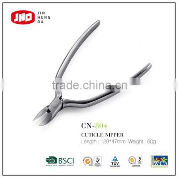 Stainless steel box joint cuticle nipper
