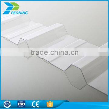 UV Protection lightweight pc corrugated plastic roof sheet