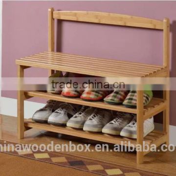 Practical wooden shoe shelf furniture