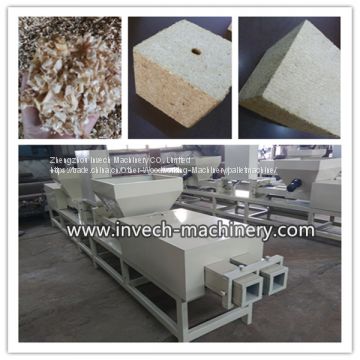 Zhengzhou Invech wood pallet block extruder