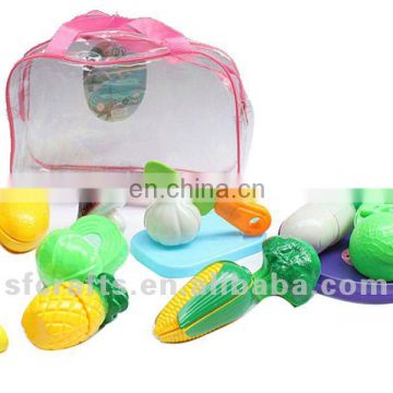 New plastic cut fruits game toy for kids