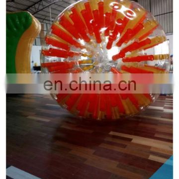 red pvc inflatable climb in ball,human size zorb ball,body zorb ball