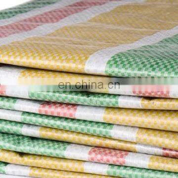 Waterproof Orange Blue Polyethylene Tarpaulin /Striped Tarps/ PE Tarps Fabric Sheet