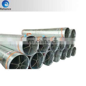 Welded hollow bevel ends spiral pipe for fluid
