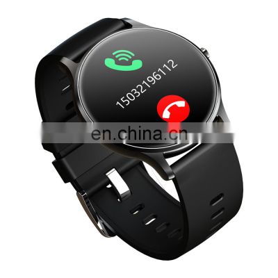 Ce Rohs Round Full Touch Screen Music Smart Watch Waterproof Blood Pressure 24 Hours Heart Rate Monitoring Temperature Smart Wat