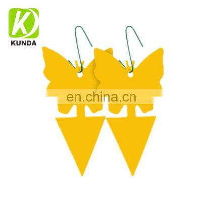 Yellow PP Board Shapes Sticky Gnat Garden Insect Glue Traps