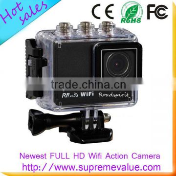 WIFI Action Camera with2.4G remote controller Video Camera camera sport full hd 60fps