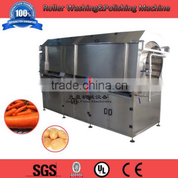 Large Potato Drum cleaning and polishing machine/carrot washing and polishing machine