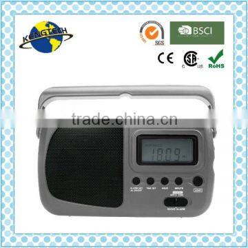 Gorgeous Multiband Portable AM FM Digital Tuning Clock Radio