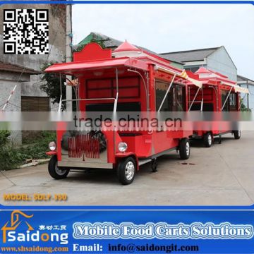 Customized design hot sale mobile food van for sale fast food van for sale mobile vintage snack food van