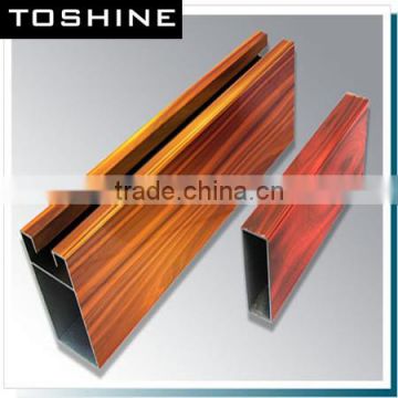 is alloy or not 6000series T3-T8 wood grain finish aluminum extruson profile