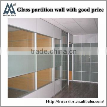 Interior glass wall with special shape