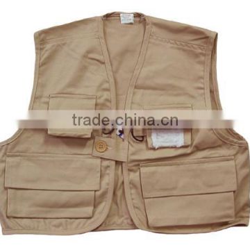 Causal design custom fishing vest