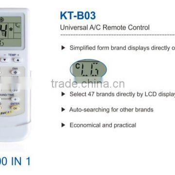 KT-B03 hot air conditioner remote control switch universal remote control