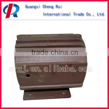 Custom precision sand casting iron electric motor shell