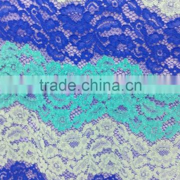 alibaba china 2016 new design three-tone lace fabric for women dress