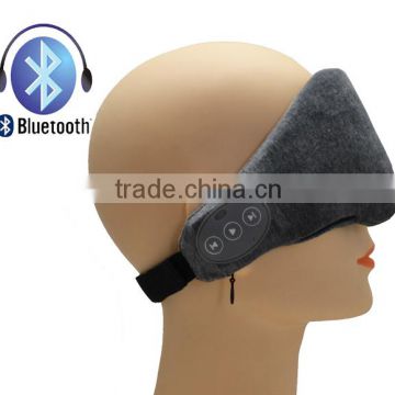 Bluetooth eye sleep mask with music input, light blocking eye pad