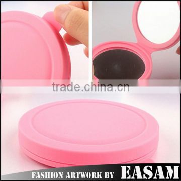 Easam new unbroken cheap mini Cosmetic silicone Mirror