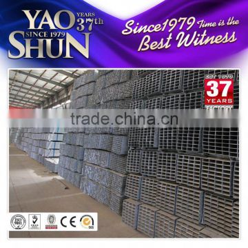 top mill pre galvanized steel square rectangle tubes