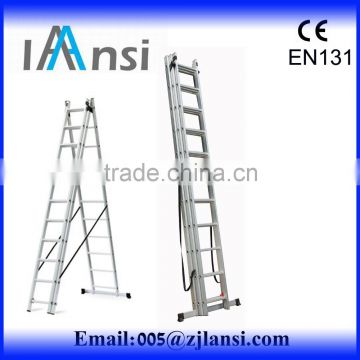 Best sale 3*11 steps lightweight safety folding construction climb ladder