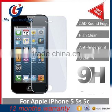 Wholesale price for iphone 5s tempered glass screen protector