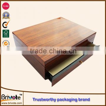 wooden book shaped box/sliding lid wooden box/essential oil wood box