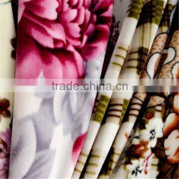 Stock Goods Printed Flannel Fabric at Cheap price In China