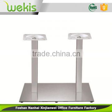Composite base brushed stainless steel table leg stainless steel restaurant table frame