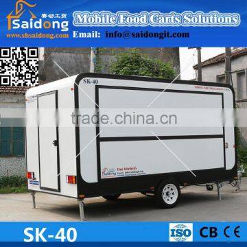 Factory Cheap Price Customized Catering Trailer Mobile Food Cart Design For Sale