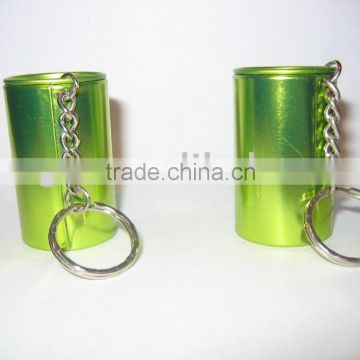 Green Metal Key Chains, Metal key chains tin box