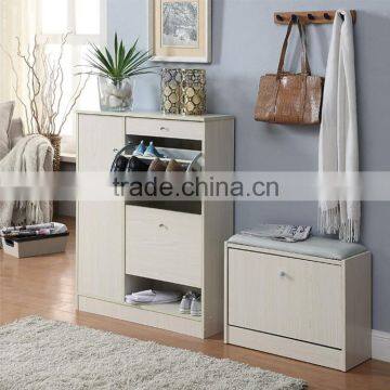 One door with sofa shoe rack design