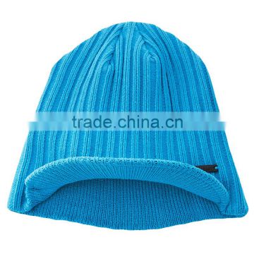 Fashion custom knitting cap womens winter, woman winter cap with visor