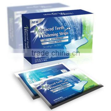 Home Use Teeth Whitening Strips, Mint Flavor, Dental Whitening Strips/ STWS01