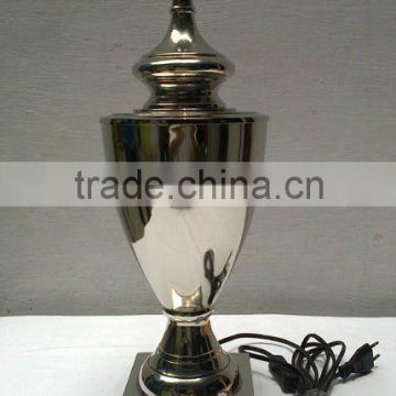 Metal Table Lamp with silver Finish