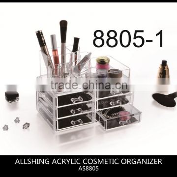 Wholesale Cosmetic Makeup Clear Acrylic Case Drawers Cosmetic Organizer Jewelry Storage Cabinet Box 013