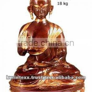 2014 copper golden blessing Brass Buddha