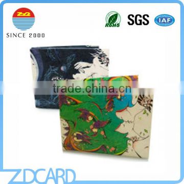 Fashionable Printing Washable Paper Rfid Shielding Wallet for Children