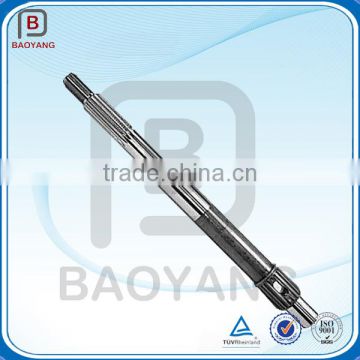 China manufacturing large forged carbon steel marine propeller shaft