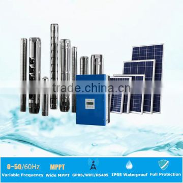 5.5hp DC to AC Power Inverter for solar water pump ; IP65 Protection; MPPT